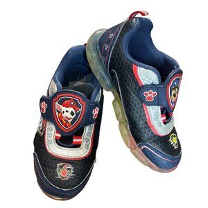 Paw Patrol Light Up Sneakers Unisex Toddler Size 10 Boys, Girls Athletic Casual